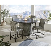 High top fire on sale pit table set